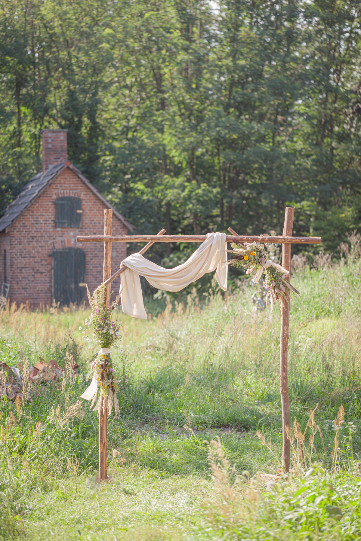 Landhochzeit im Grünen in der Nähe von Magdeburg